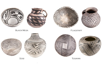 A study focused on the painstaking work of categorizing shards of Tusayan White Ware, a type of painted hand-formed pottery used in northeastern Arizona between 825 and 1300.